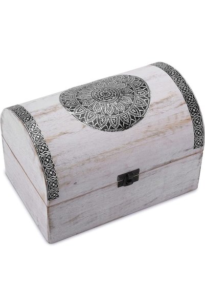 Ajuny Treasure Chest Large Decorative And Storage Box Multipurpose Use As Jew...