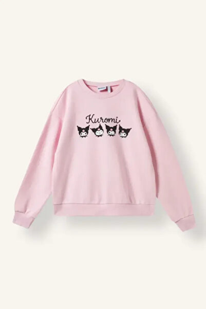 DeFacto Kuromi Relaxed Fit Crew Neck Printed Sweatshirt for Girls I5070A826Au