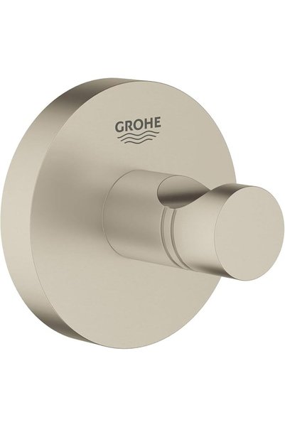 Grohealthy خطاف رداء GROHE 40364001 Essentials، مطلي بالكروم المصقول