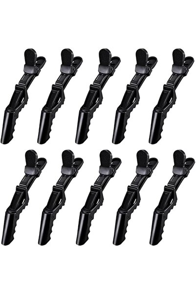 ALMEKAQUZ 12Pcs Hair Clips, Hairs Solid Color Alligator Clips, Positioning Se...