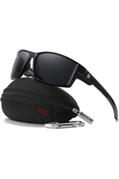 DUCOO DUCO Polarized Sports Sunglasses for Men Women UV400 Protection Lightwe...