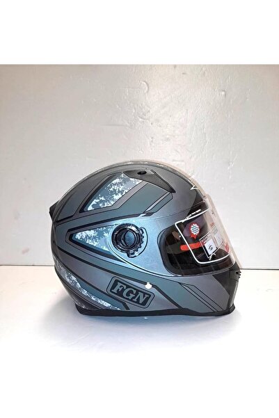 GENERAL FGN-819 Motorcycle Helmet - Gray