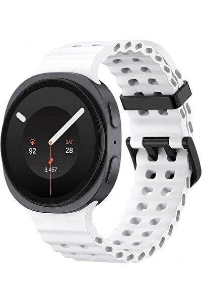 GENERAL Silicone Ocean Strap Compatible with Samsung Watch 9 8 Strap 44mm 40m...