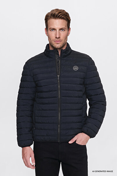 WRANGLER Regular Fit Normal Kesim Dik Yaka Cepli Şişme Mont