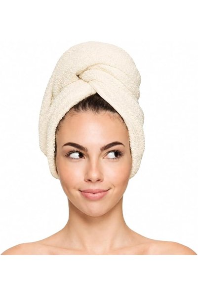 1Chase 100% Cotton Terry Hair Towel Wrap التفاف منشفة الشعر, Bath Shower Head...