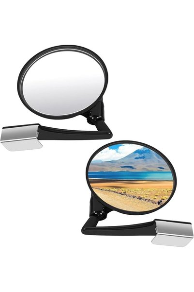 KASTWAVE Car Blind Spot Mirrors, Universal Adjustable with Wide Angle HD Glas...