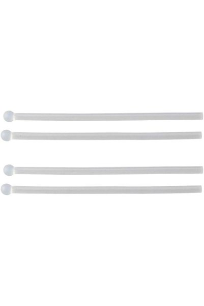GENERAL Silicone Anti-slip Eyeglass End Tips Ear Sock Pieces Tube Temple Slee...