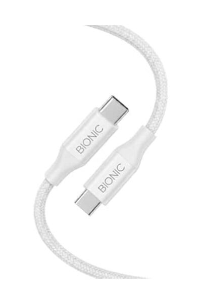 BIONIC DRY كابل شحن سريع BIONIC 45W من نوع USB-C إلى USB-C [1 متر]، عالي السر...