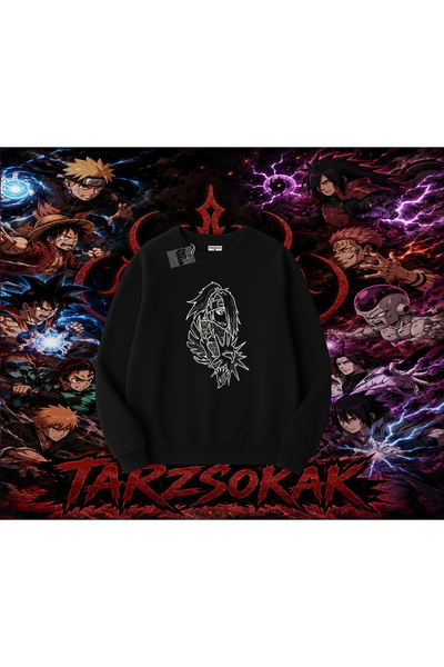 Tarzsokak Deidara Naruto Anime Character Oversize Unisex Crew Neck Sweatshirt...