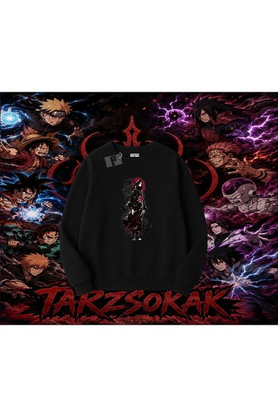 Tarzsokak سترة Itachi Uchiha Naruto Anime Character كبيرة الحجم للجنسين برقبة...