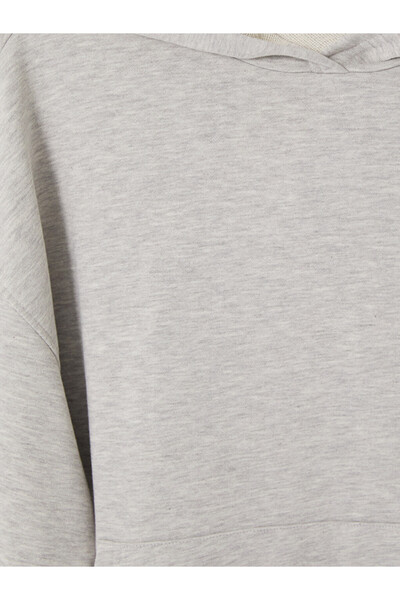 LC Waikiki Gray Oversize Women's Hoodie