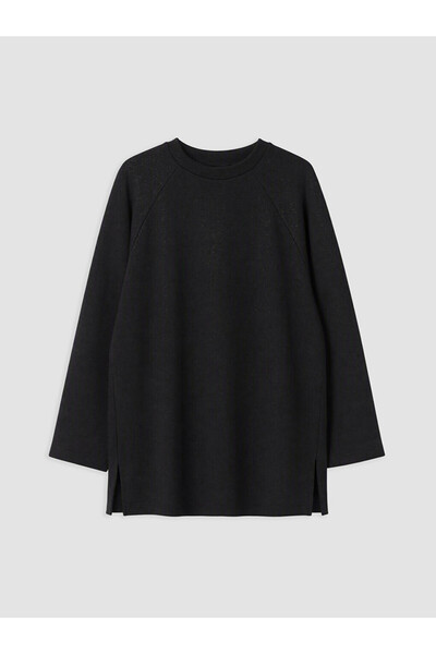 LC Waikiki Rmz Gi̇yi̇m Farkliya Glittery Women's Sweatshirt Tunic