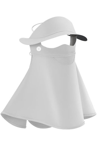 ZEKAROUL Unisex Sunscreen Mask with Extended Neck Protection, Adjustable Brea...