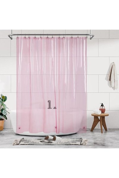 Barossa Design Shower Curtain Liner with 6 Weighted Magnets - Heavy Duty PEVA...