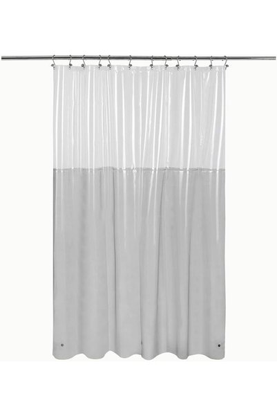 Barossa Design Shower Curtain Liner with 6 Weighted Magnets - Heavy Duty PEVA...