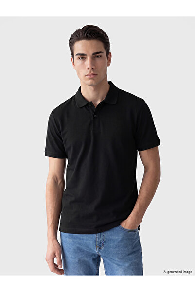 LC Waikiki Tricou pentru bărbați Sparkly Choices Giant Roba Collar Pique de l...