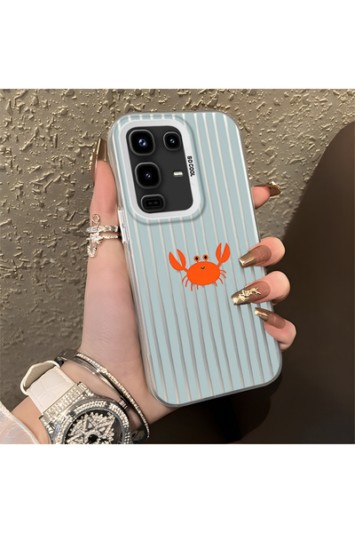 CHICASELUX جراب Infinix Note 50/Note 50 Pro متوافق مع تصميم كرتوني بسيط مخطط ...