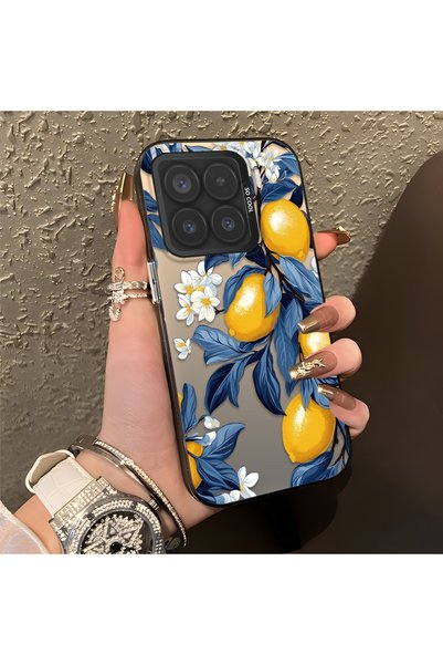 CHICASELUX واقي ممتص للصدمات متوافق مع Mi 15 5G باللون الأصفر والليموني والأز...