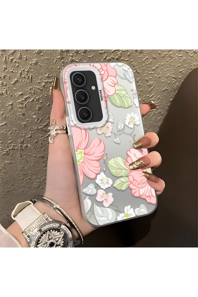 CHICASELUX Samsung Galaxy S25 Plus Compatible Fresh Pink White Flower Ivy Ful...