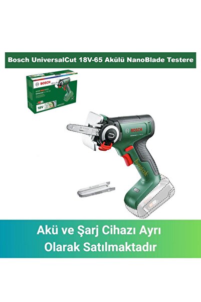 Bosch UniversalCut 18V-65 (Akü ve Şarj Yoktur) Akülü NanoBlade testere 06033D5200