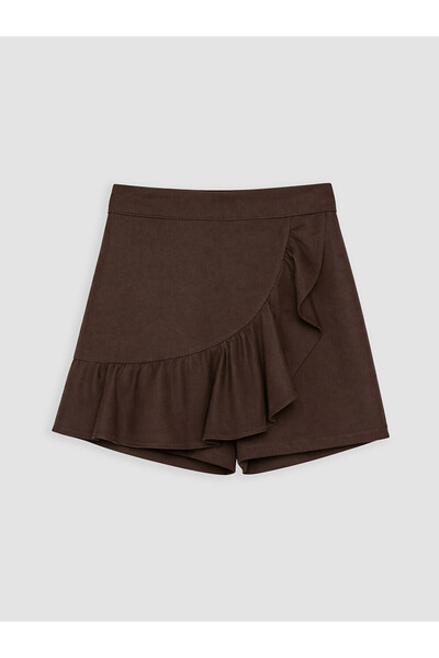 LC Waikiki Two Mt Shop Quality Brown Girls' Skirt