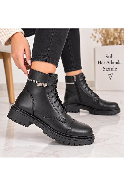 TRENDYSHOSE 544 Natural Leather Anatomic Women's Non-Slip Sole Boots