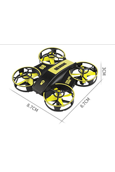 zerzembe Geliştirilmiş Mini Drone, Çocuklar ve Yeni Başlayanlar İçin Bile Kolay Uçurulabilir, Otomatik Hover Özelliği, Başsız Mod, Pil ve Uzaktan Kumandalı RC Helikopter