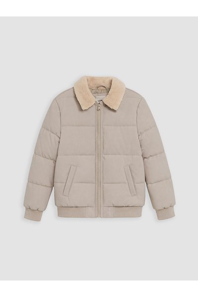 LC Waikiki Lcw Kidsfur Collar Boys' Water Repellent Puffer Coat