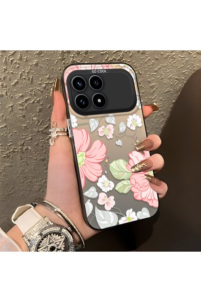 CHICASELUX متوافق مع Redmi K90 5G، طباعة أنيقة مقاومة للصدمات باللون الوردي و...