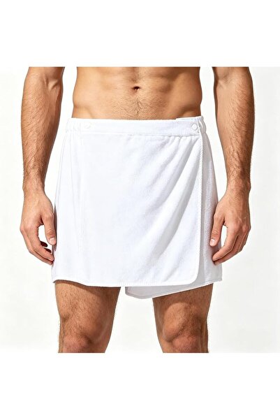 GENERAL Men Boys Soft Wearable Bath Towel Short Pants Adjustable Mircofiber T...