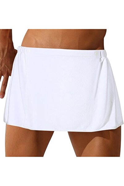 GENERAL Men Boys Soft Wearable Bath Towel Short Pants Adjustable Mircofiber T...
