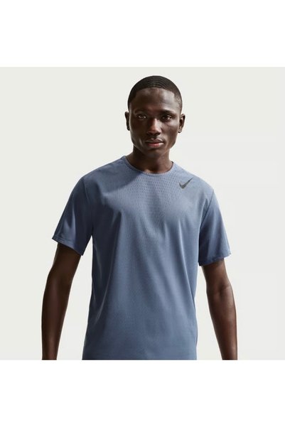 Nike Dri-FIT ADV AeroSwift Ss Top Erkek Mavi Tişört-KUZEY SPORT