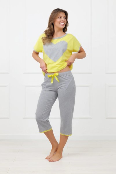 Other Pijama de damă cu mânecă scurtă, pantaloni trei sferturi Sabrina L