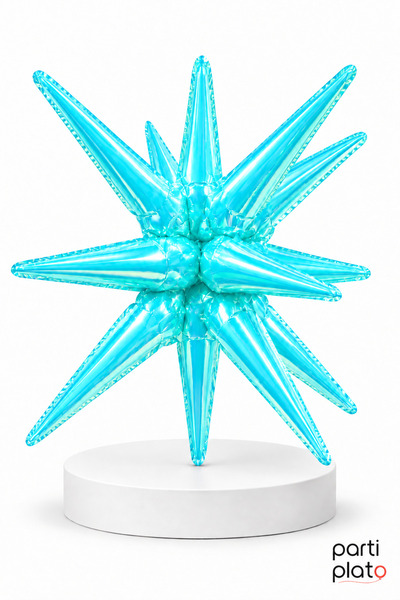era balon Blue Polar Star Foil Balloon 18 Inch – Shiny Star Birthday, Baby Sh...