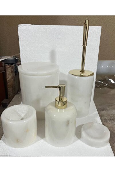 %100 GERÇEK MERMER BANYO SETİ