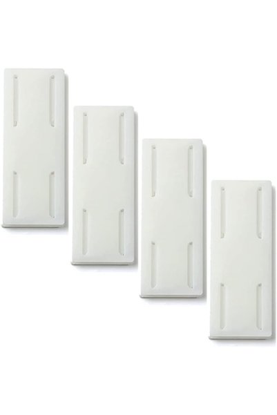 TERRIFI 4 Pack Self-Adhesive Power Strip Holder, No-Drill Wall Mount Socket O...