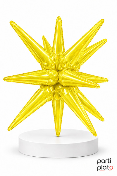 era balon Yellow Polar Star Foil Balloon 18 Inch – Shiny Star Birthday, Baby ...