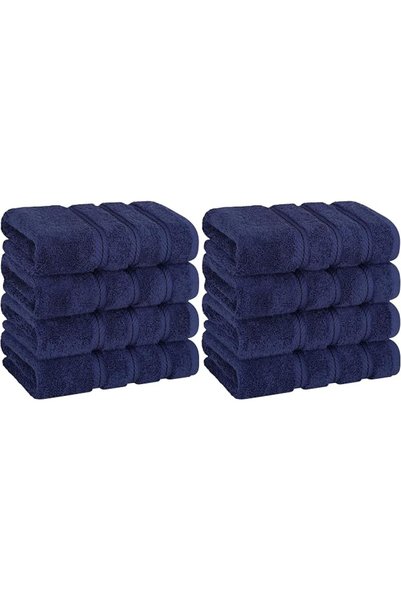 American Soft Linen مناشف يد، طقم مناشف يد من 4 قطع، مناشف يد من القطن التركي...