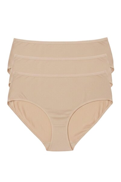 Dorya 3-piece panty set - black-white- skin dor2850