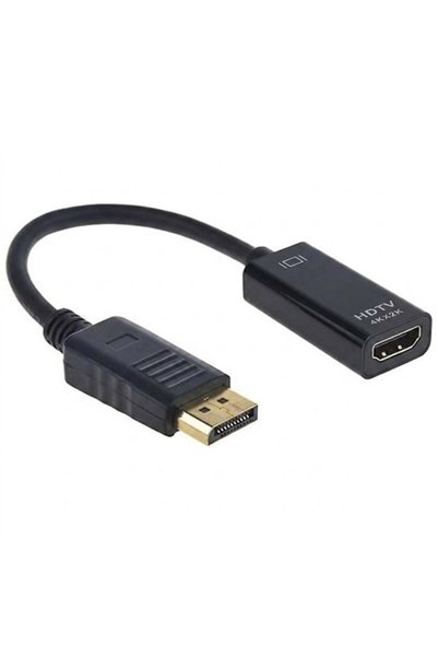 Powermaster Pm-14030 Display Port Male to HDMI Female 4K-2K 25 cm Converter C...