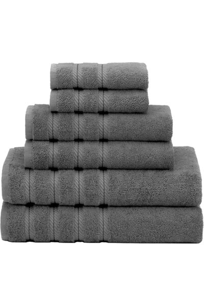 American Soft Linen مناشف يد، طقم مناشف يد من 4 قطع، مناشف يد من القطن التركي...