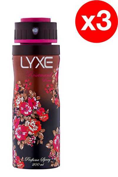 LYXE Rosamund Spray de parfum pentru femei 200 ml (Pachet de 3)