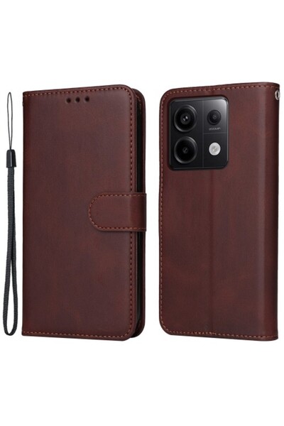 OEM Θήκη Πορτοφόλι με Σταντ (Δερμάτινη Όψη) για Xiaomi Redmi Note 13 Pro 5G /...