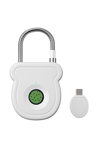 OEM Anti-theft Padlock that Opens with Fingerprint Electronic Key USB - C Fas...