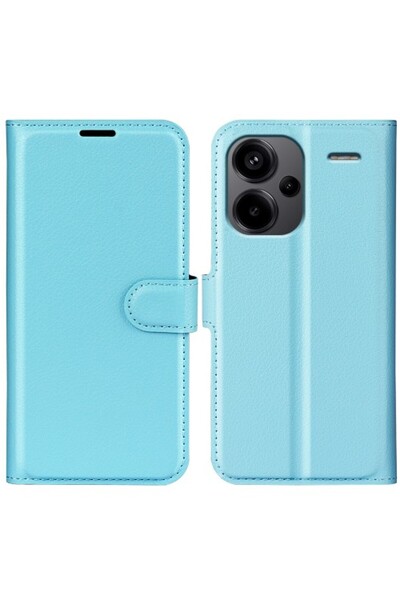 OEM Θήκη Πορτοφόλι με Βάση (Δερμάτινη Υφή) για Xiaomi Redmi Note 13 Pro+ 5G -...