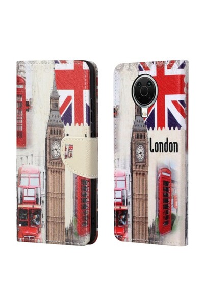 OEM Θήκη Πορτοφόλι με Βάση Στήριξης για Nokia G10 / G20 - Σχέδια Λονδίνου
