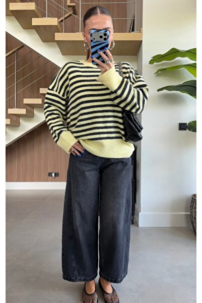 fujya Oversize Two-Tone Wool Blend Knitwear