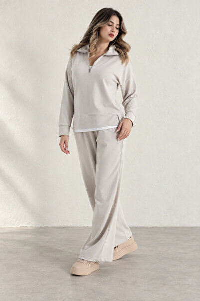 nazzain Half Zipper Modal Fabric Set