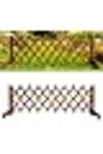 Generic Expandable Wooden Garden Fence Panel - 160x50cm Portable Outdoor Priv...