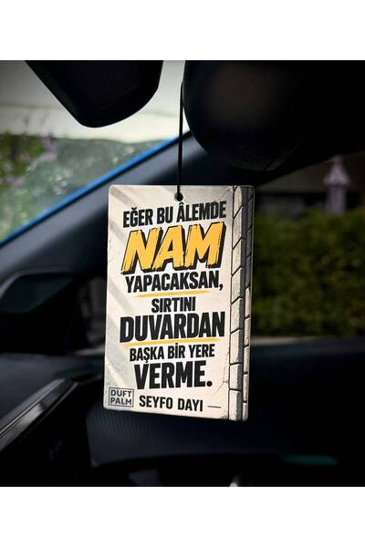 Duftpalm BU ALEMDE NAM YAPACAKSAN TASARIMLI ARAÇ KOKUSU VE OTO AKSESUARI